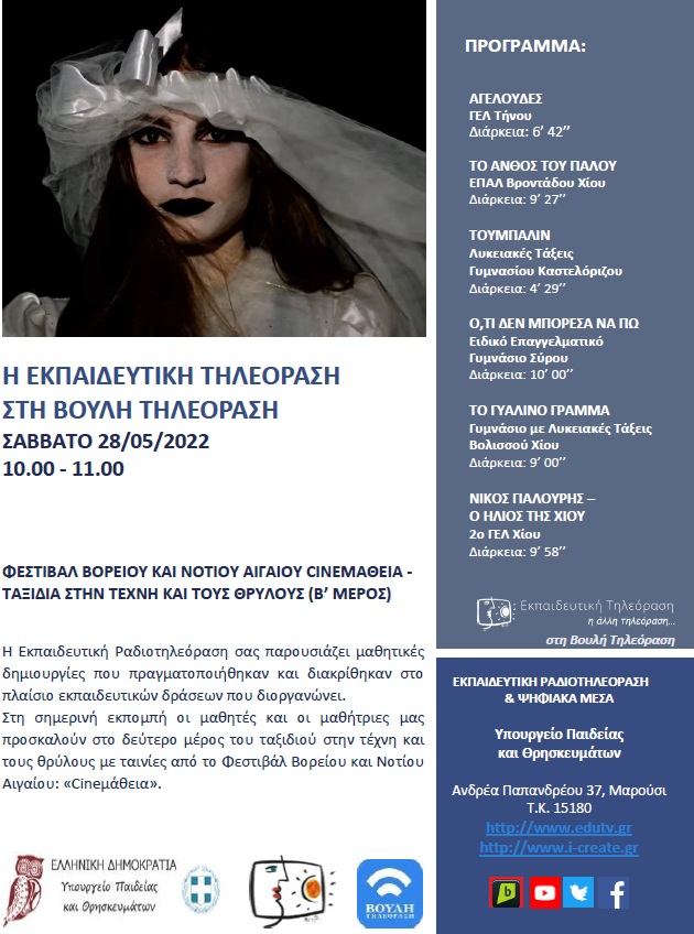 ΠΡΟΓΡΑΜΜΑ ΒΟΥΛΗ 28 05 2022