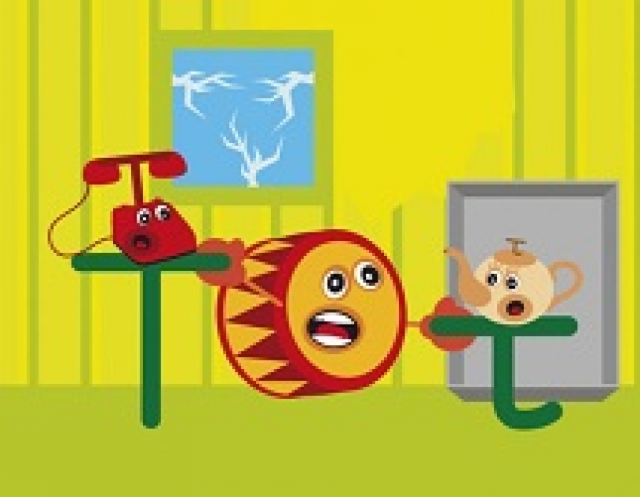 Ένα γράμμα μια ιστορία - Γράμμα Τ: Το τρομερό ταμπούρλο