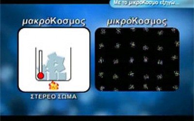 Με το μικρόκοσμο εξηγώ…Την τήξη και την πήξη των σωμάτων